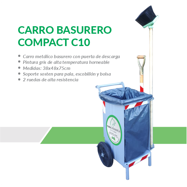 Carro basurero compacto